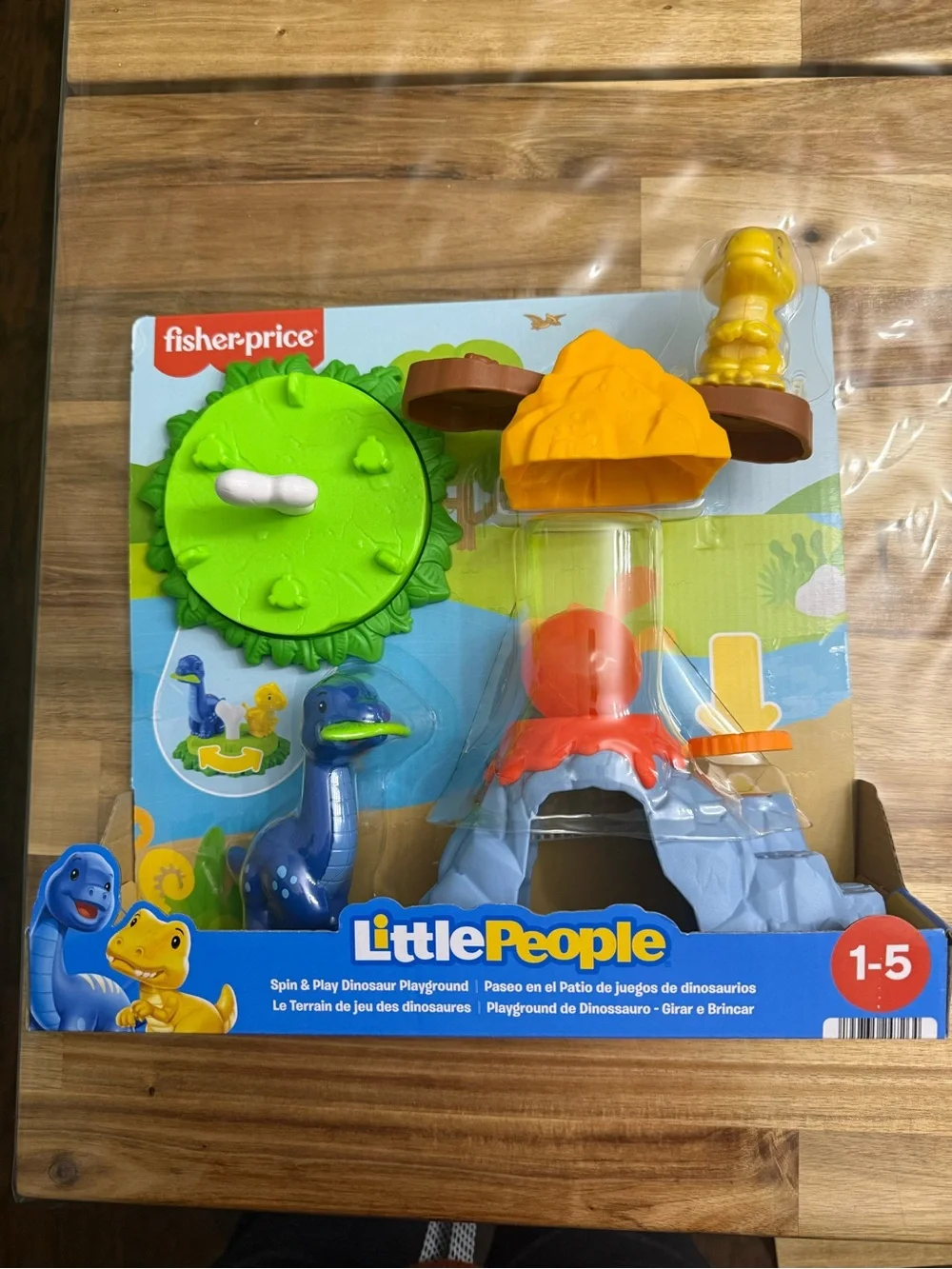 Fisher-Price Little People Spin & Play Dinosaur Playground - Multicolor